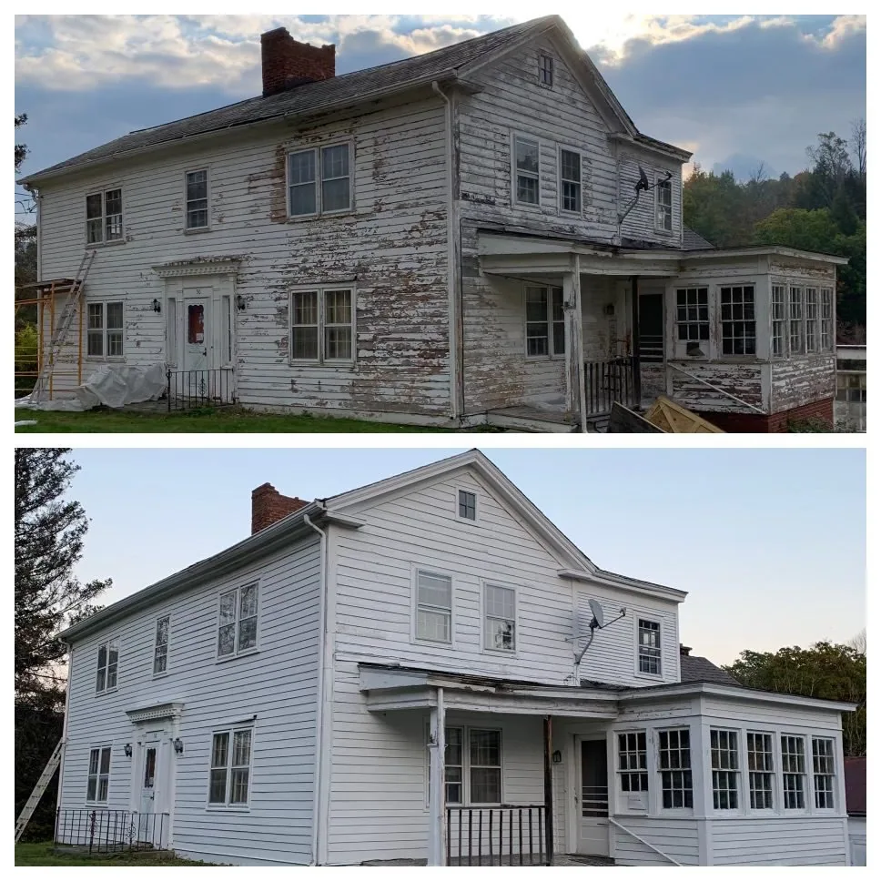 Roof replacement before and after, Capital Region NY