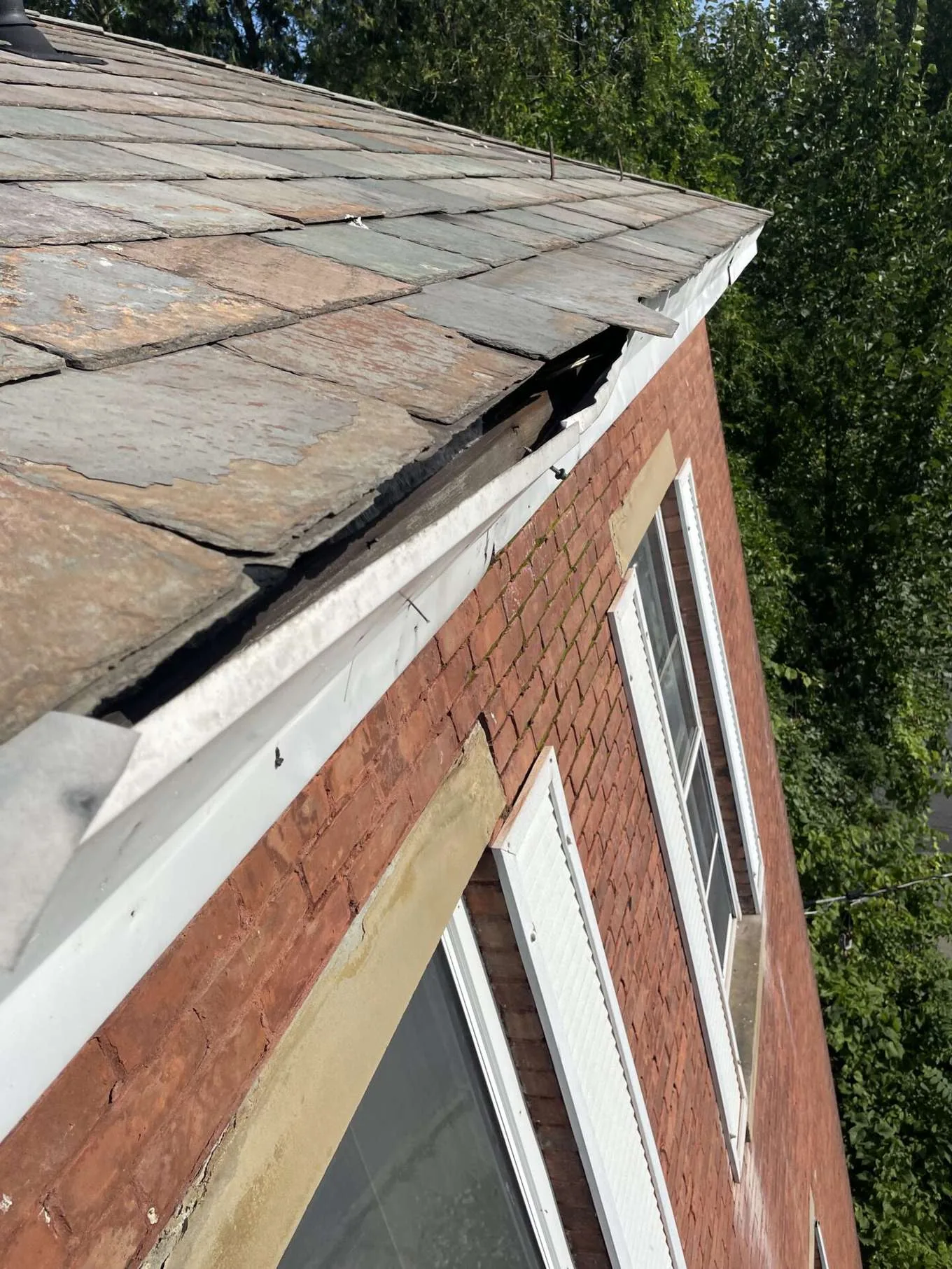 New guttering fitted to a house in the Capital Region