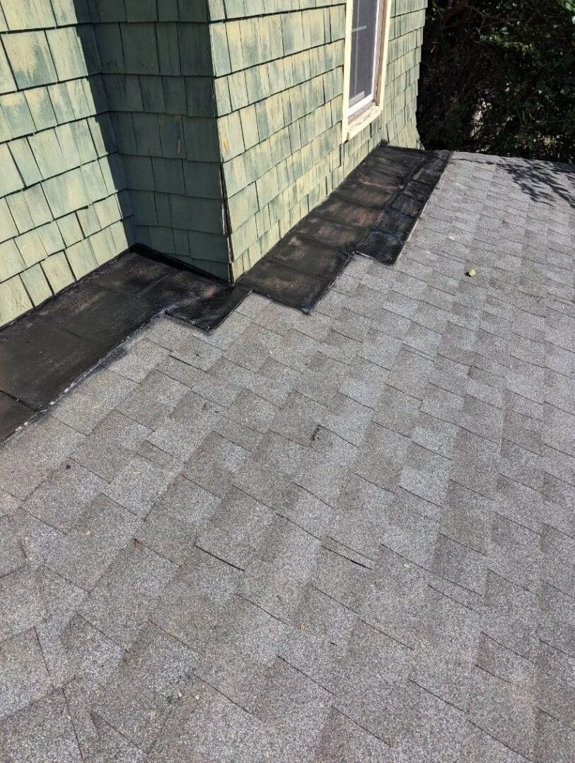 Slate roof repair with matched salvaged tile, Rensselaer County NY