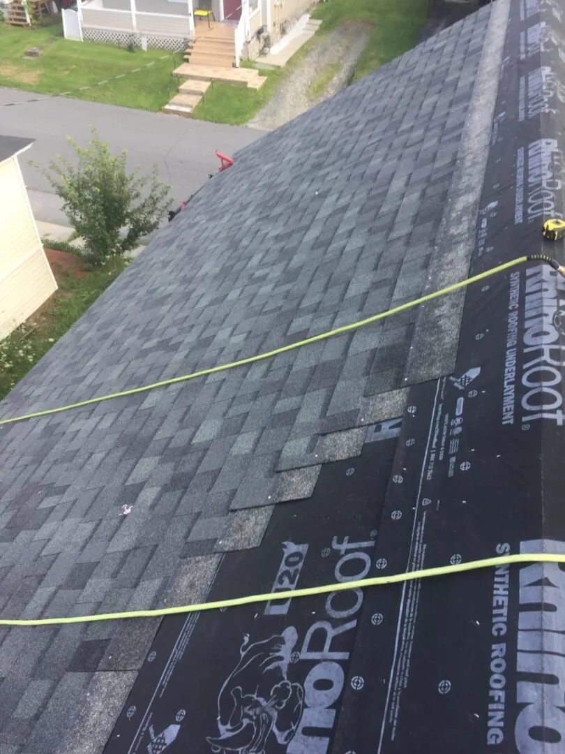Finished roof and gutter work, Schenectady County NY
