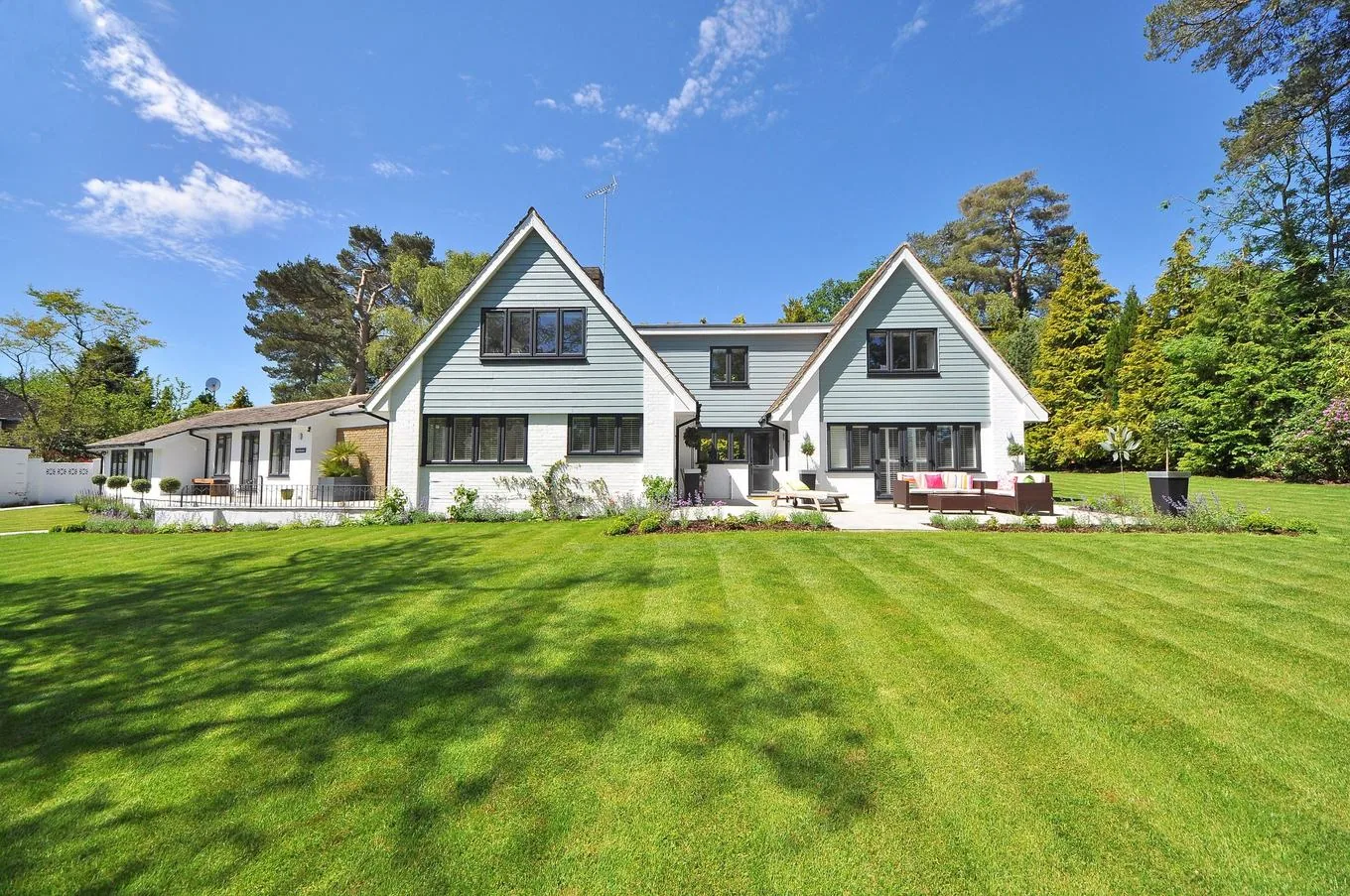 Exterior house painting underway on an Upstate New York home