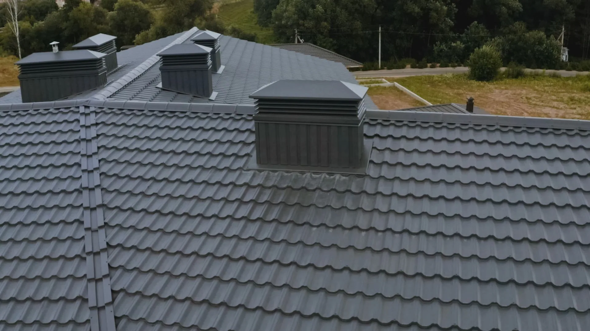 Standing seam metal roof installed on an Upstate New York home